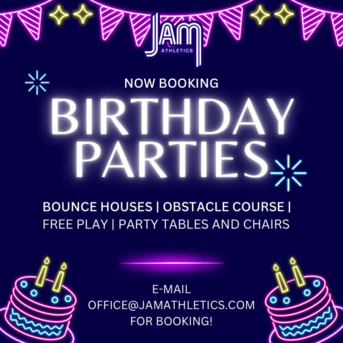 Parties JAM Athletics!